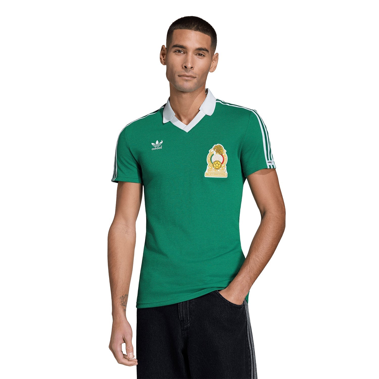 Camisola Principal do México 1986 - Homem