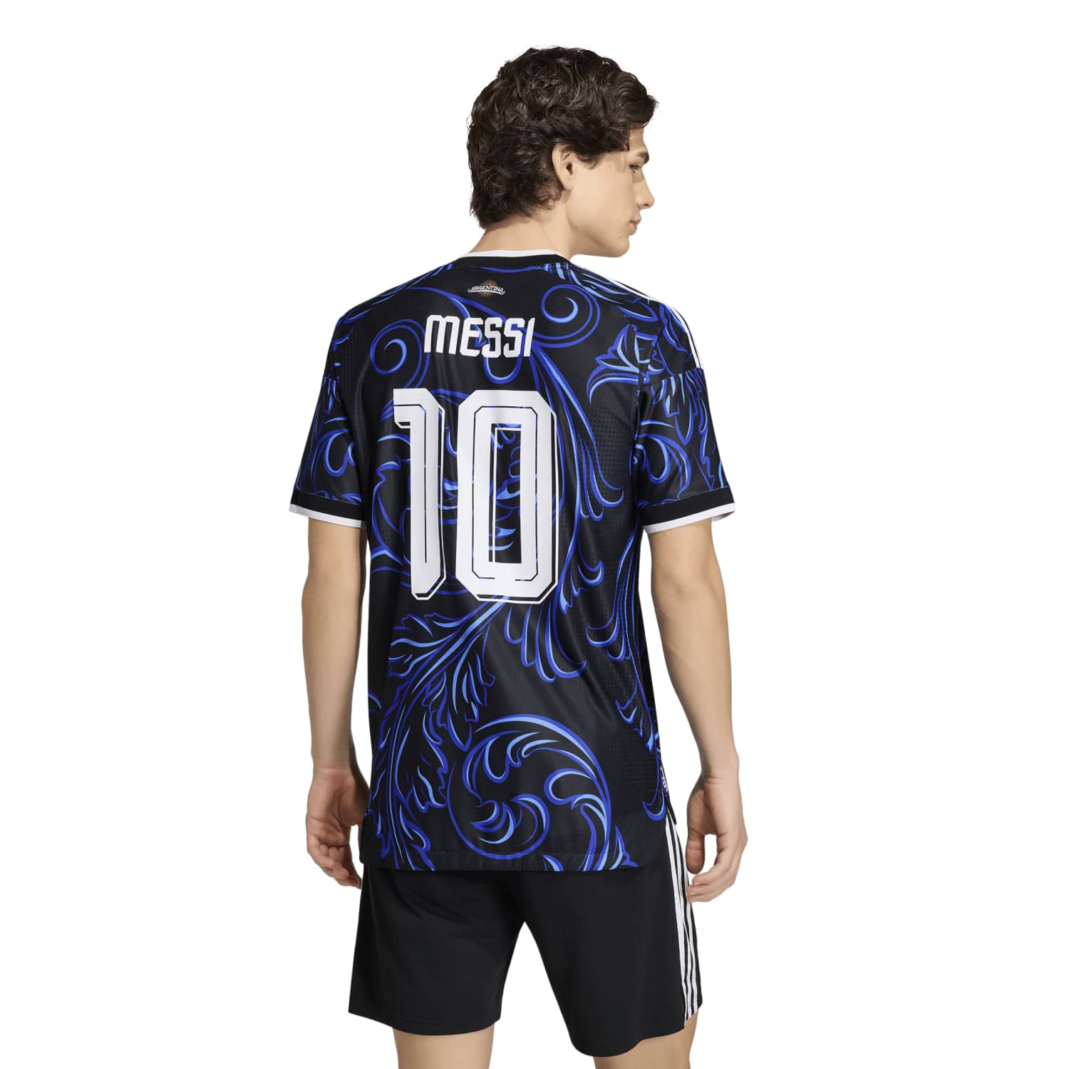 Argentina 26 Messi Home Authentic Jersey - Homem