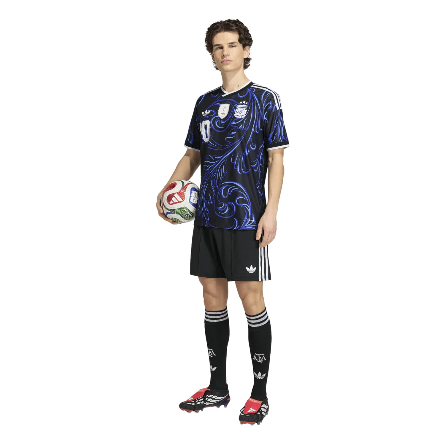 Argentina 26 Messi Home Authentic Jersey - Homem