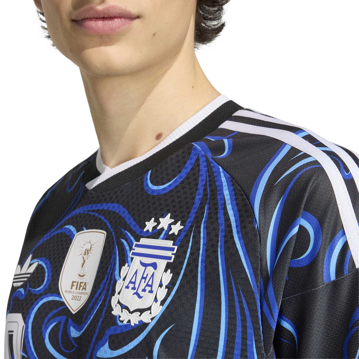 Argentina 26 Messi Home Authentic Jersey - Homem
